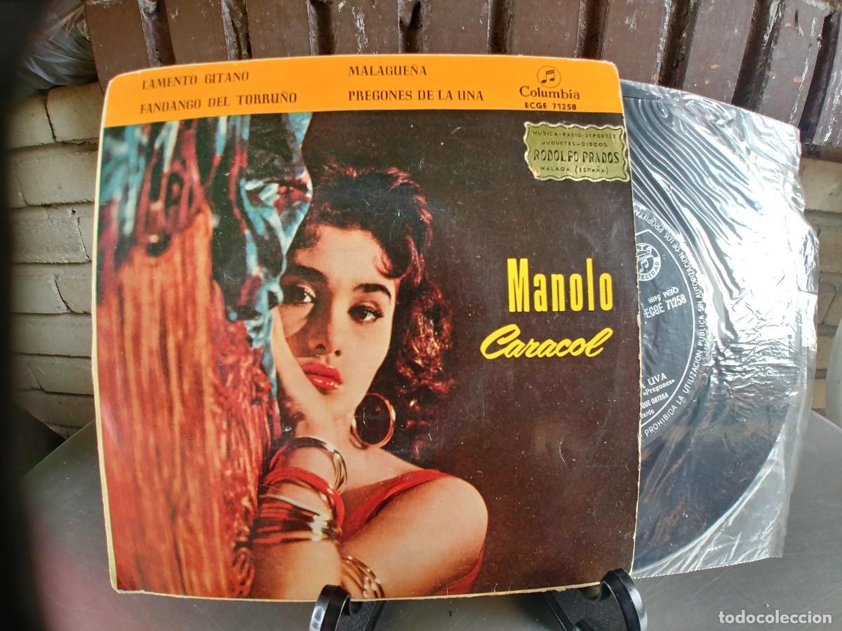 Discos de vinilo: MANOLO CARACOL-EP LAMENTO GITANO +3 - Foto 1