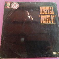 Discos de vinilo: JORGE 67 RECITAL VINILO LP L3 131