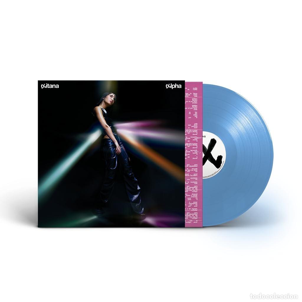 Discos de vinilo: LP AITANA ALPHA VINILO AZUL - Foto 1