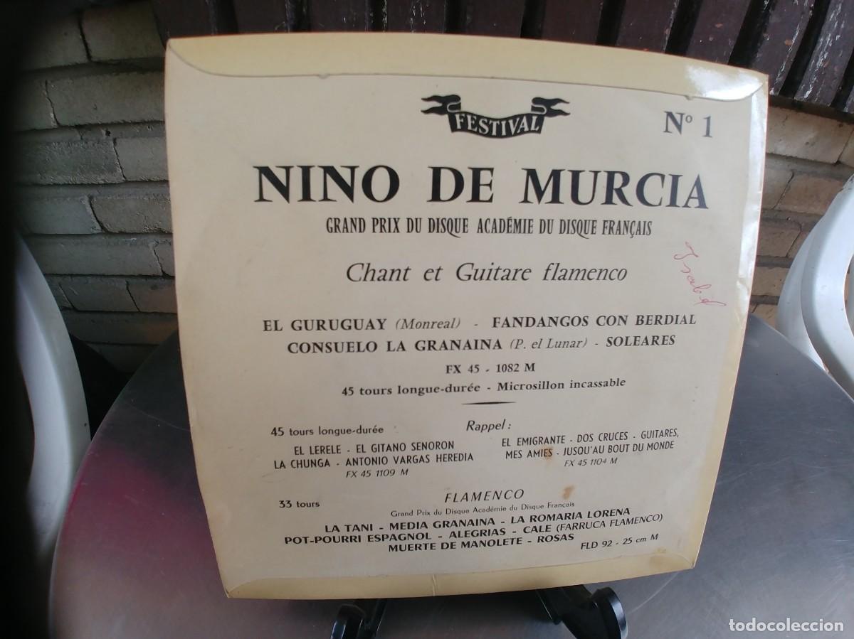 Discos de vinilo: NI&Ntilde;O DE MURCIA-EP EL GURUGUAY +3-FRANCES - Foto 2