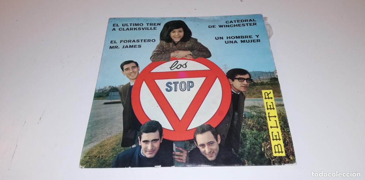 Discos de vinil: S24-Los Stop - El Ultimo Tren A Clarksville (7&rdquo;, EP, Mono) - PORT VG DISC VG