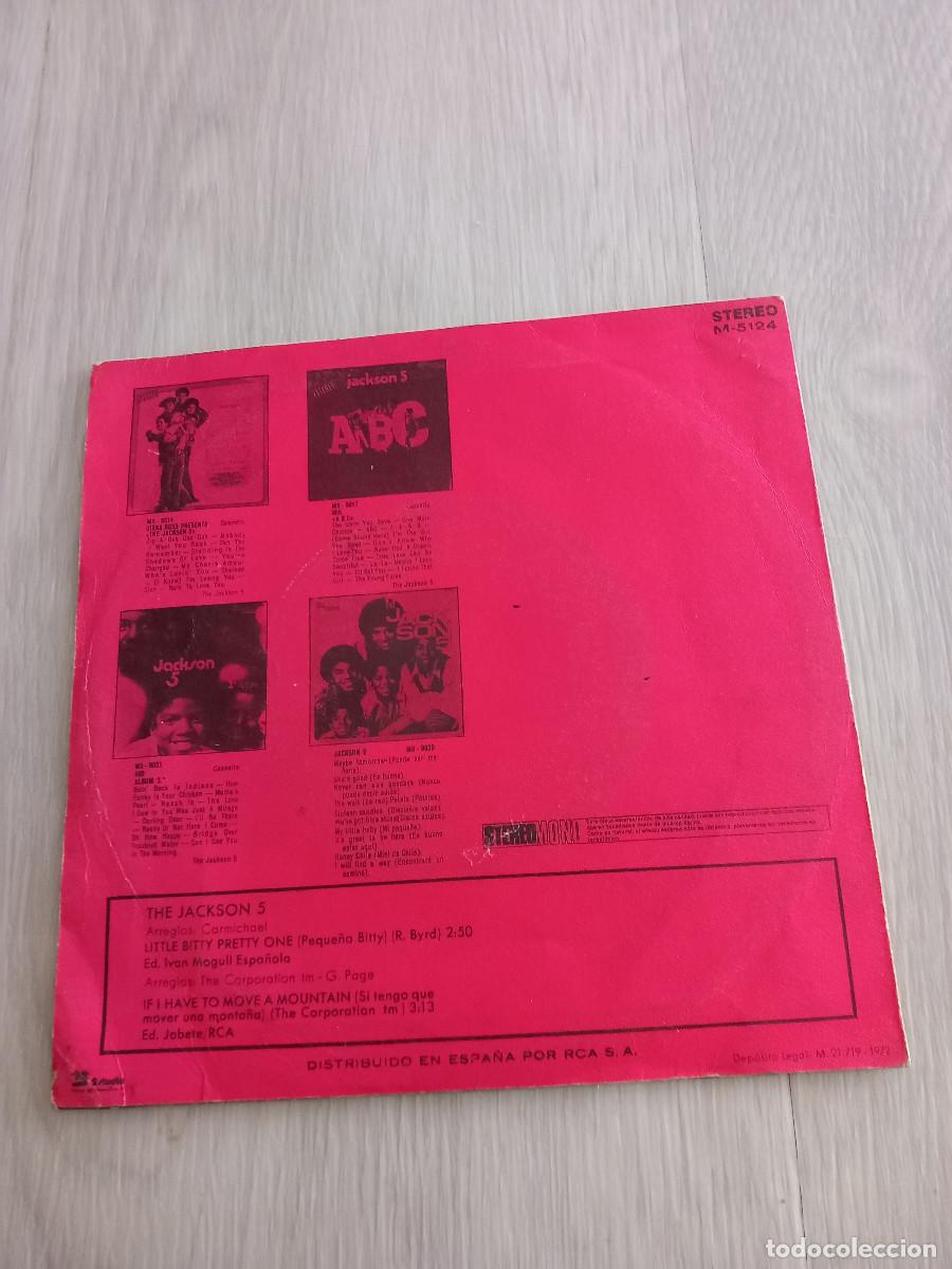 Discos de vinilo: THE JACKSON 5 - single LITTLE BITTY PRETTY ONE - Foto 2