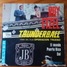 Discos de vinilo: JAMES BOND, THUNDERBALL (OPERACION TRUENO) EP BSO ROY ETZEL. 1966