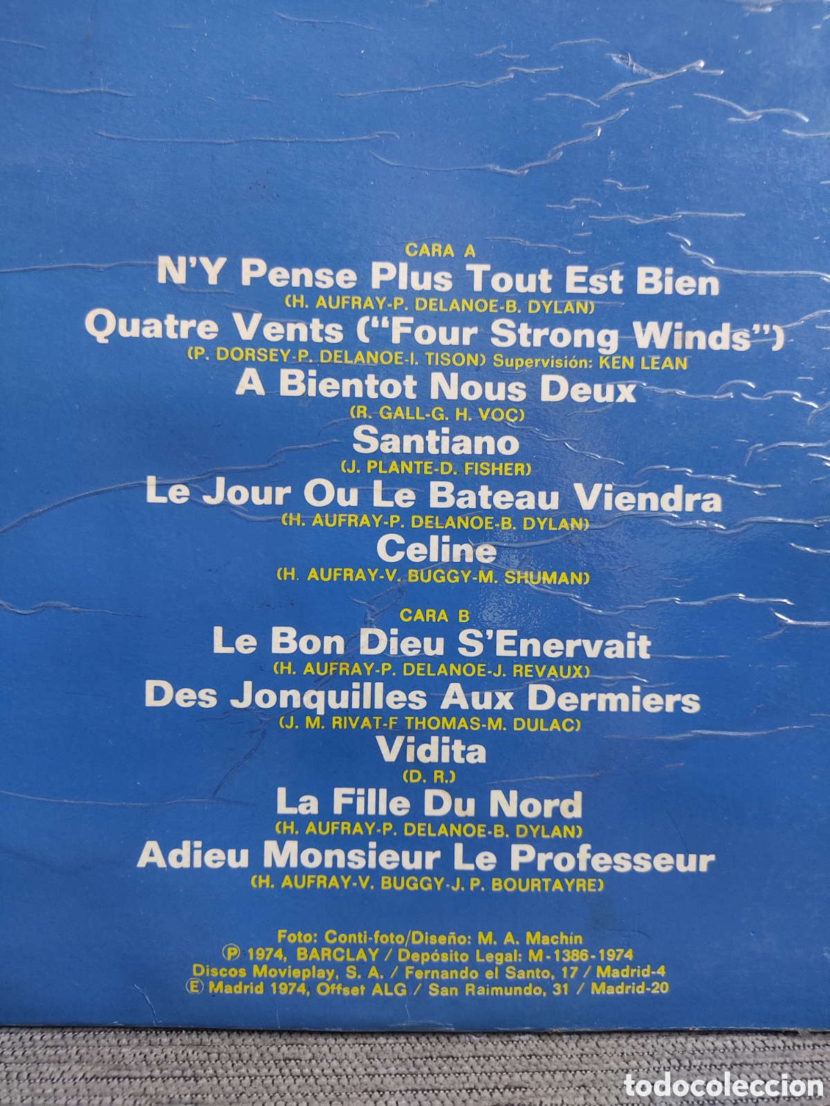 Discos de vinilo: Hugues Aufray LP - Foto 3
