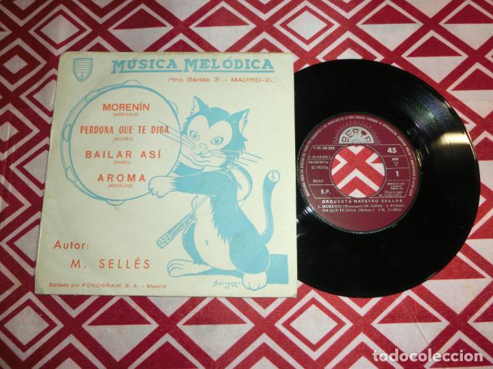Discos de vinilo: ORQUESTA MAESTRO SELLES - MORENIN +3 - Foto 1