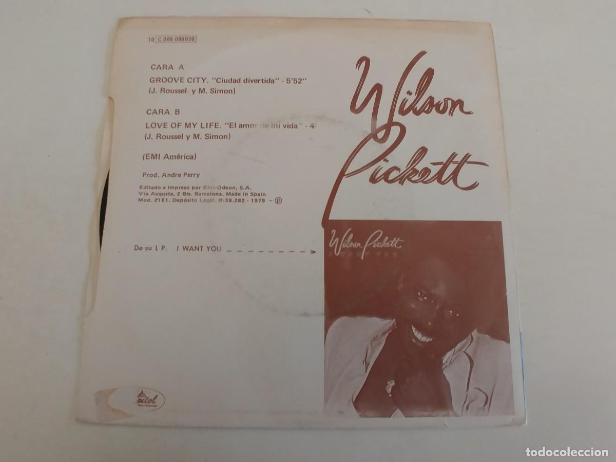 Discos de vinilo: WILSON PICKETT-SINGLE CIUDAD DIVERTIDA - Foto 2