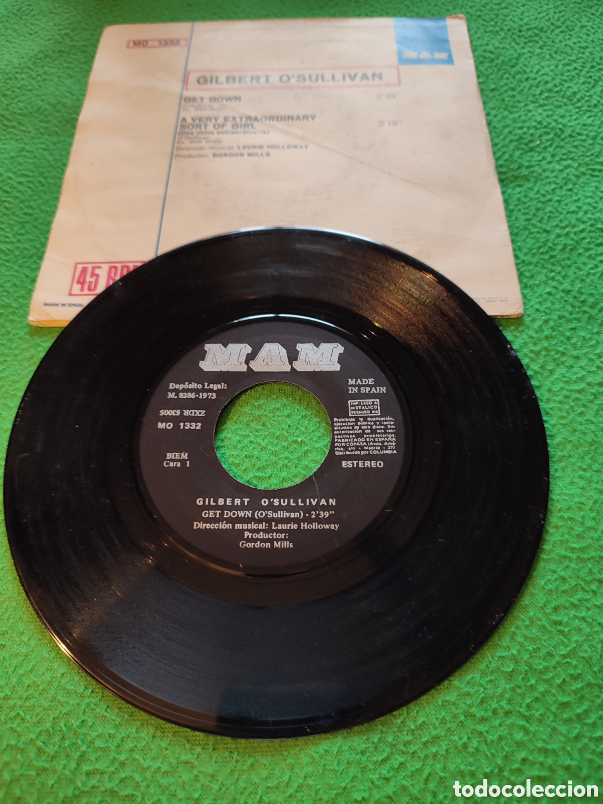 Discos de vinilo: Gilbert OSullivan - Get down - Foto 2