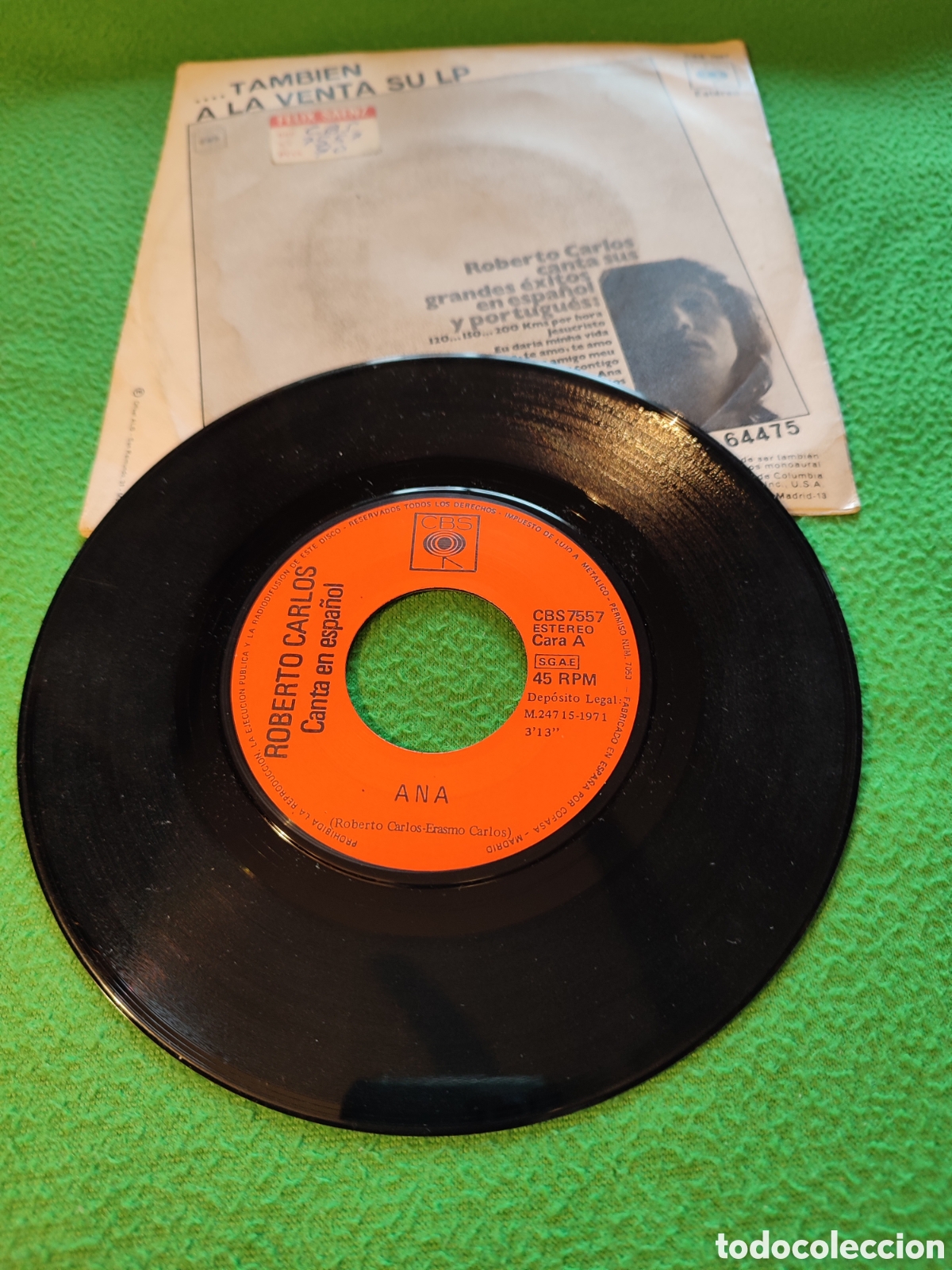 Discos de vinilo: Roberto Carlos- Ana - Foto 2