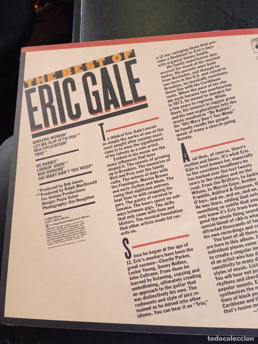 Discos de vinilo: ERIC GALE- THE BEST. LP - Foto 2