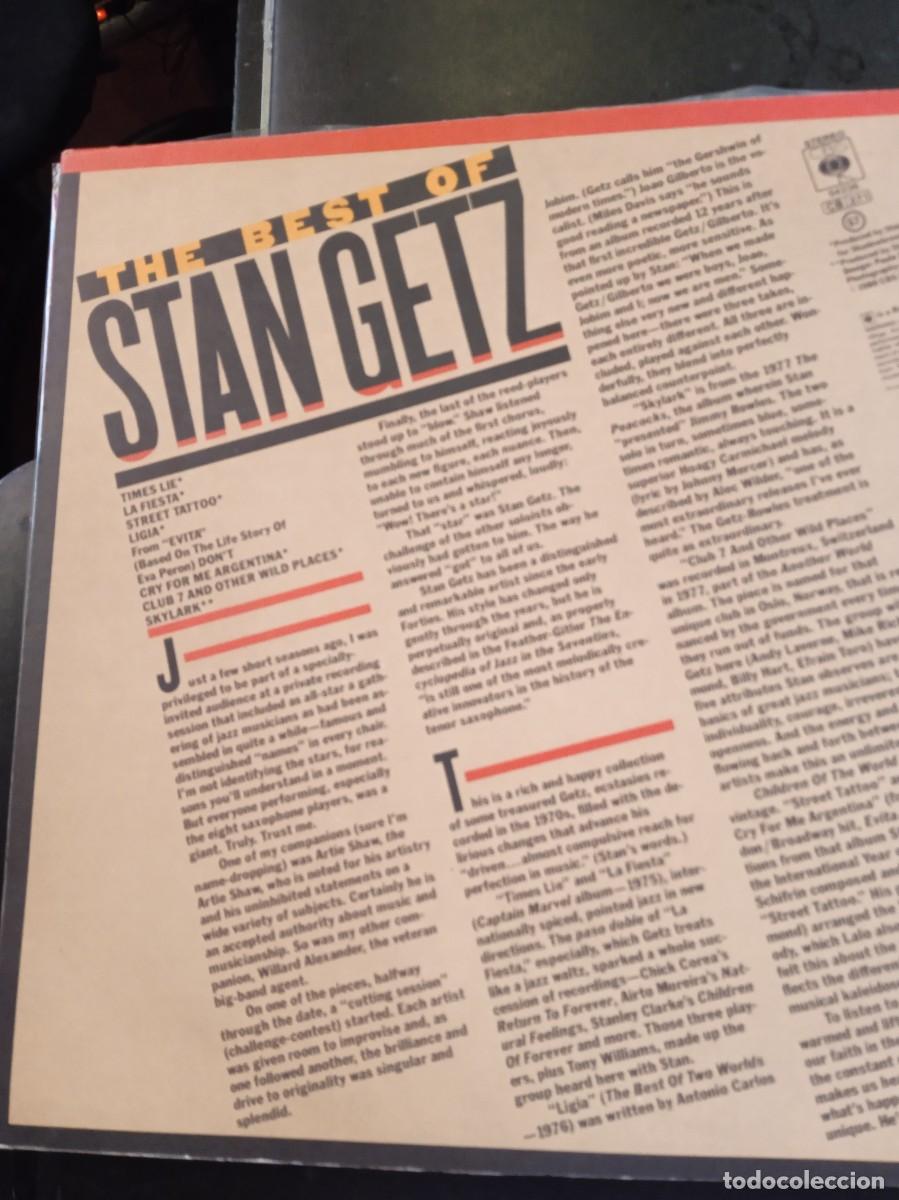 Discos de vinilo: STAN GETZ- THE BEST. LP - Foto 2