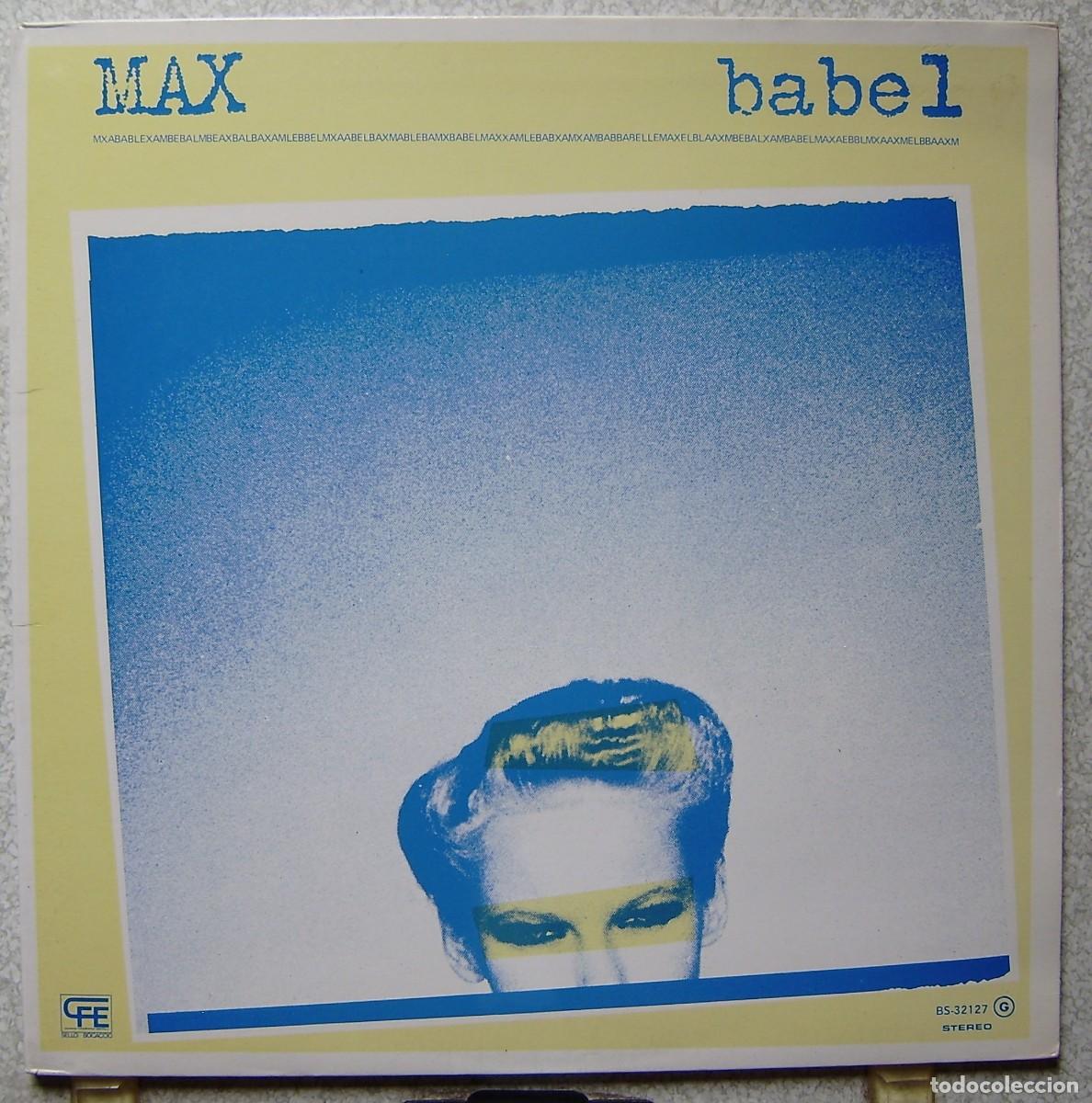 Discos de vinilo: MAX SU&Ntilde;E.BABEL...LEER ESTADO - Foto 1