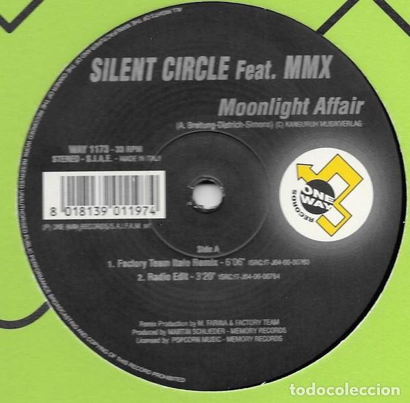 Discos de vinilo: Silent Circle Feat. MMX &ndash; Moonlight Affair-2000-ITALY-MAXI SINGLE - Foto 1