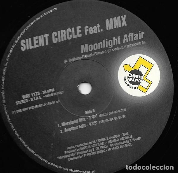 Discos de vinilo: Silent Circle Feat. MMX &ndash; Moonlight Affair-2000-ITALY-MAXI SINGLE - Foto 3