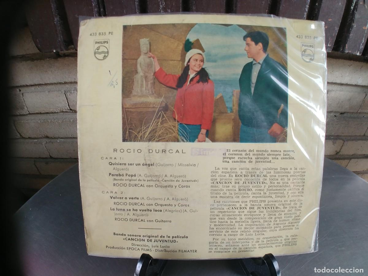 Discos de vinilo: ROCIO DURCAL-EP CANCION DE JUVENTUD - Foto 2