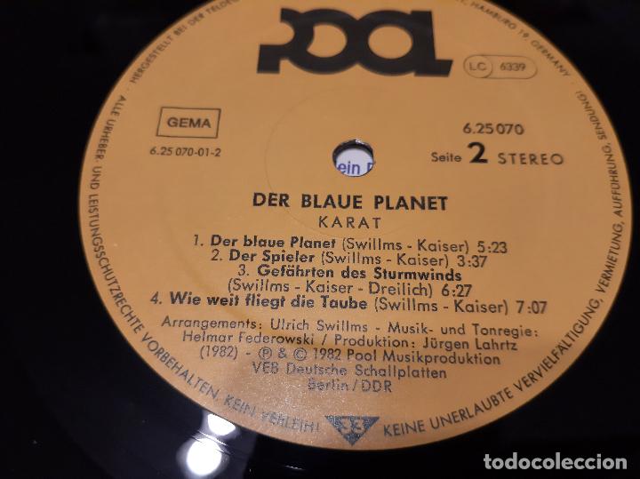 Discos de vinilo: KARAT -DER BLAUE PLANET- (1982) LP DISCO VINILO - Foto 4