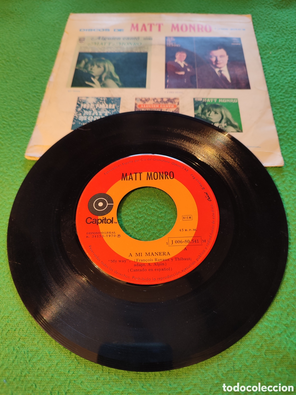 Discos de vinilo: Matt Monro - A mi manera - Foto 2