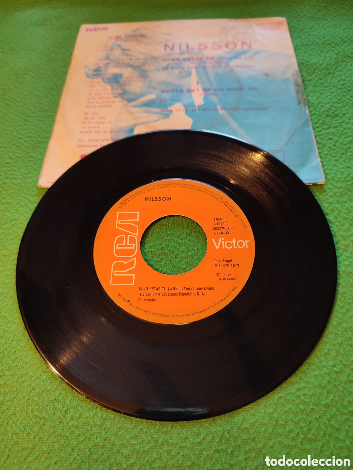 Discos de vinilo: Nilsson - Si no est&aacute;s tu - Foto 2