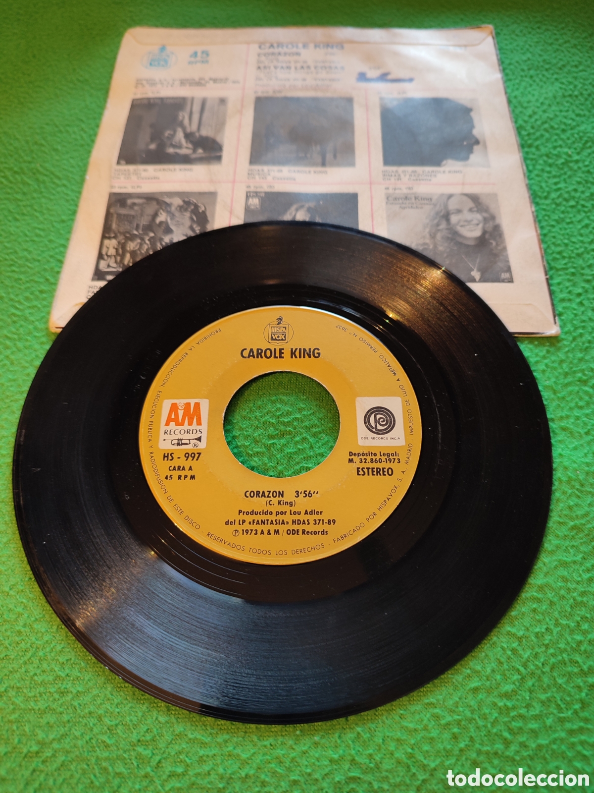 Discos de vinilo: Carole King - Coraz&oacute;n - Foto 2