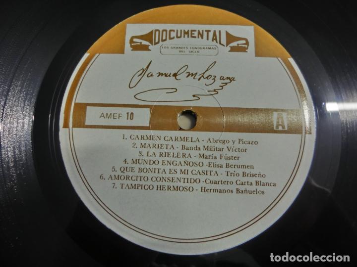 Discos de vinilo: SAMUEL M. LOZANO - CORRIDO DE LA PERSECUCION DE VILLA - Foto 4