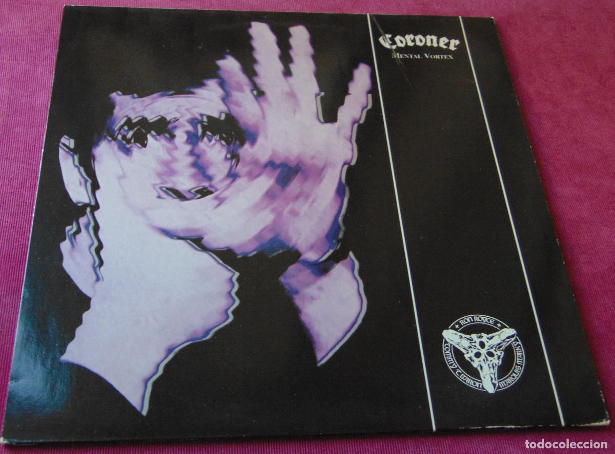 Discos de vinilo: Coroner &ndash; Mental Vortex - LP 1991 - Foto 1