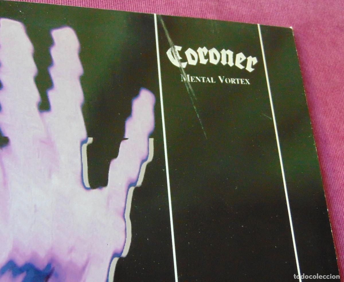 Discos de vinilo: Coroner &ndash; Mental Vortex - LP 1991 - Foto 3