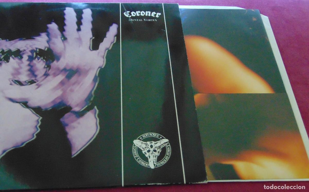 Discos de vinilo: Coroner &ndash; Mental Vortex - LP 1991 - Foto 6