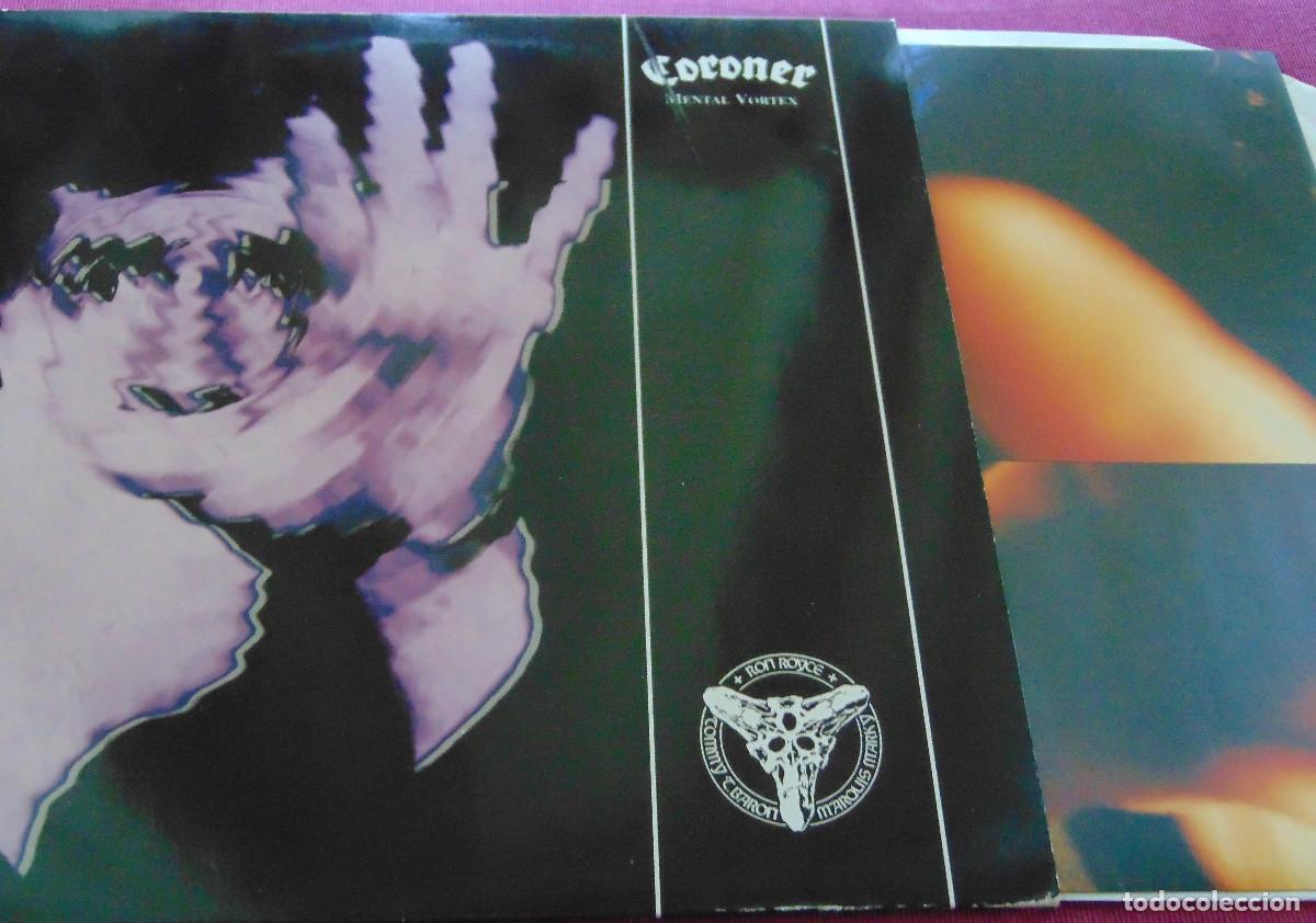 Discos de vinilo: Coroner &ndash; Mental Vortex - LP 1991 - Foto 7