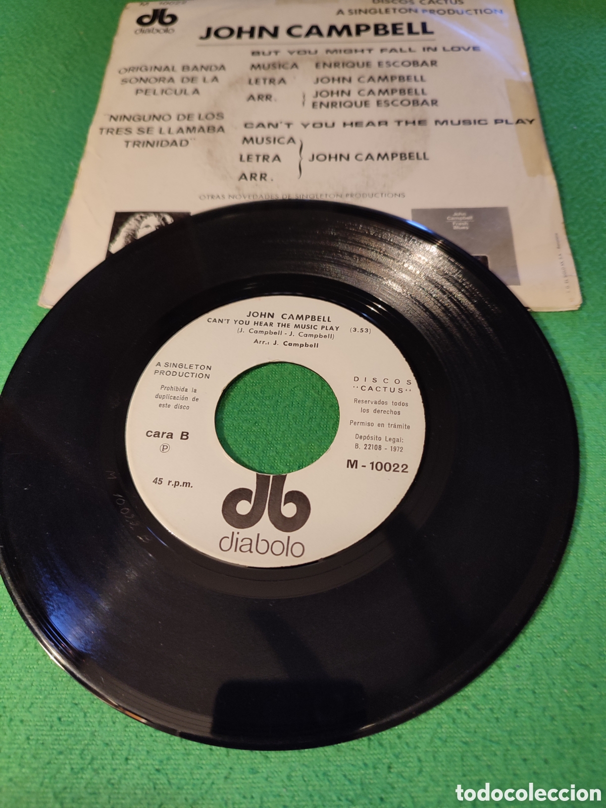 Discos de vinilo: John Campbell - But you might fall in love - Foto 2