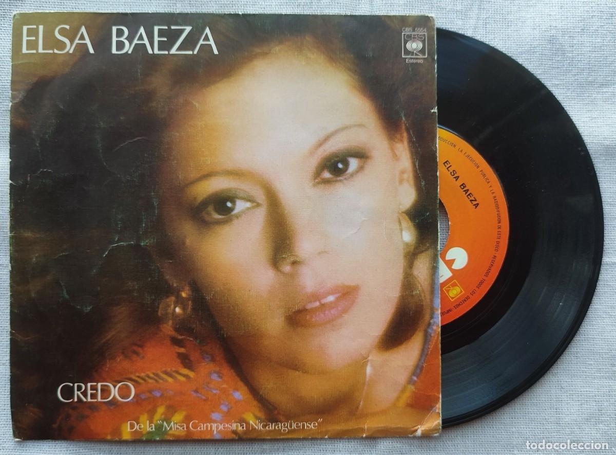 Discos de vinilo: Elsa Baeza / Credo / la Carmen aseada / CBS - Foto 1
