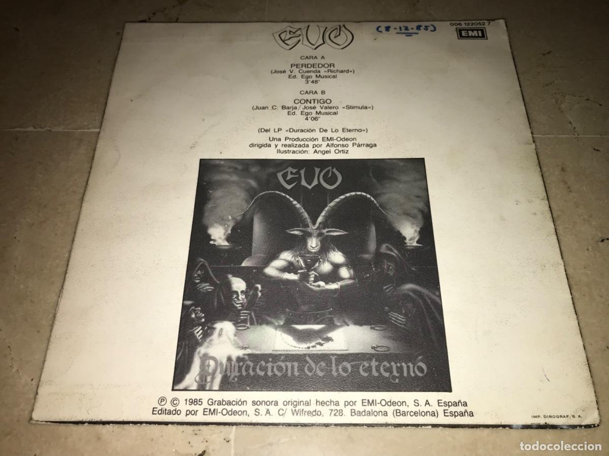 Discos de vinilo: EVO-PERDEDOR-ORIGINAL ESPA&Ntilde;OL 1985 - Foto 2