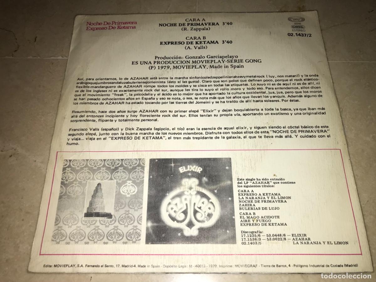 Discos de vinilo: AZAHAR-EXPRESO DE KETAMA-ORIGINAL 1979 - Foto 2