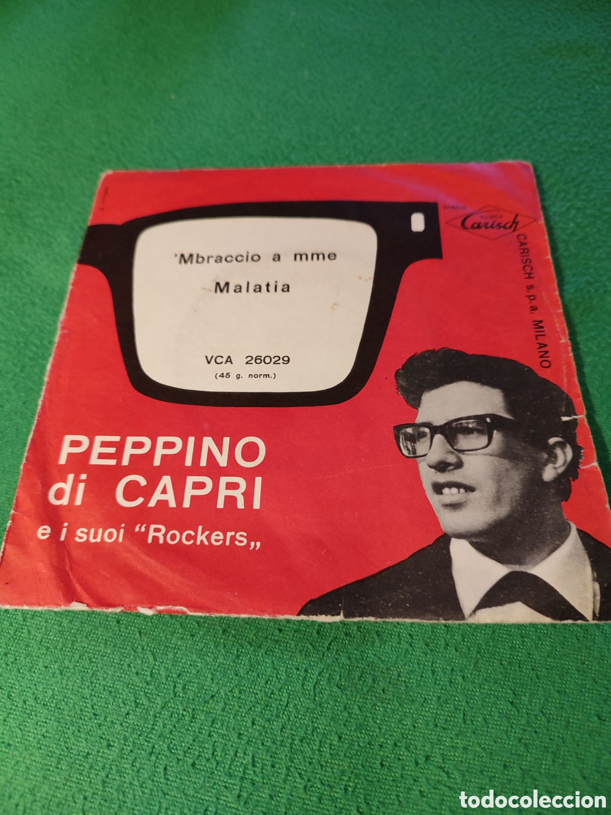 Discos de vinilo: Peppino di Capri - Mbraccio a mme - Foto 1