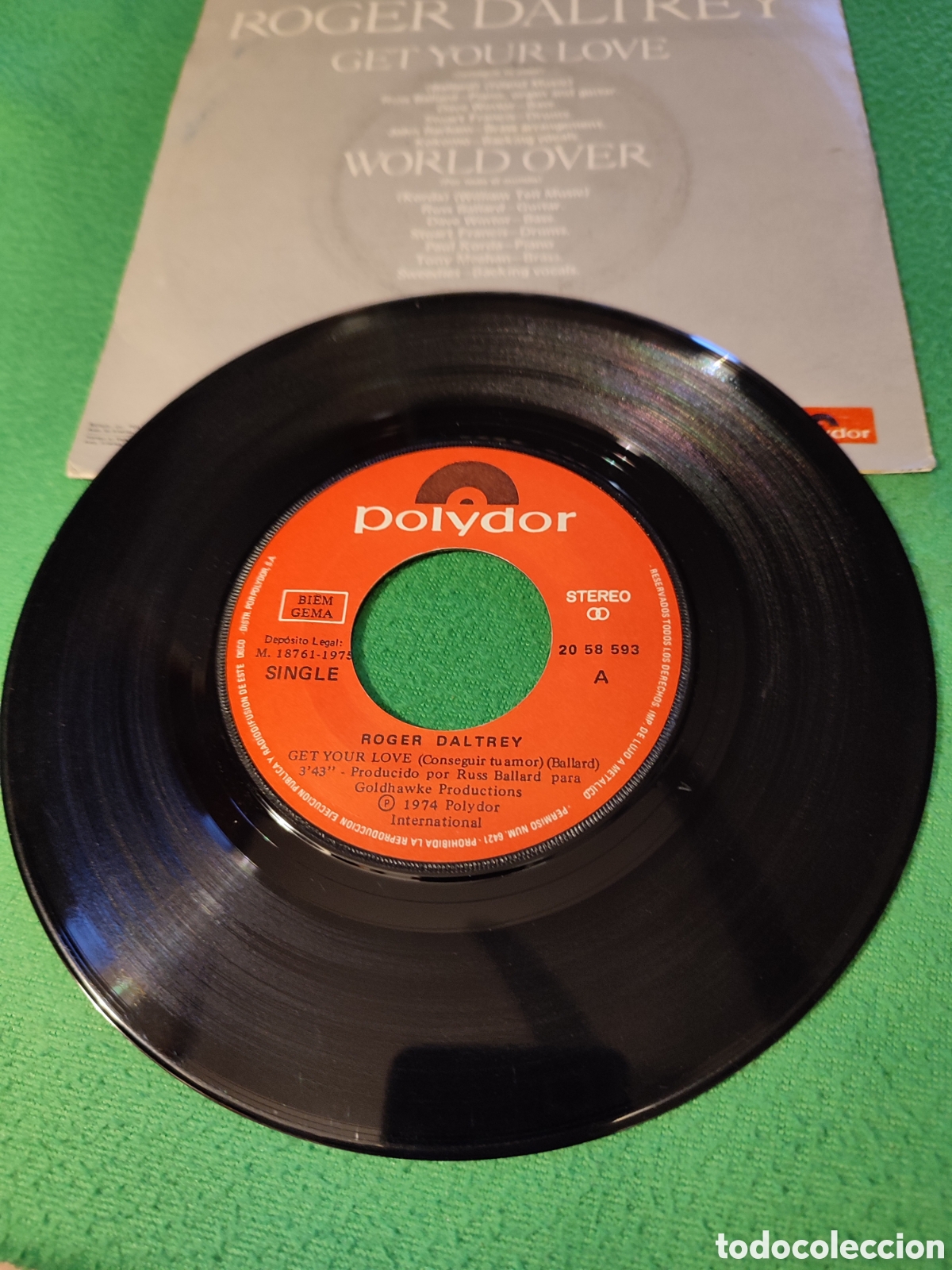 Discos de vinilo: Roger Daltrey - Get you love - Foto 2