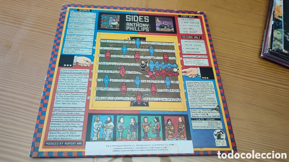 Discos de vinilo: Disco vinilo LP de Anthony Phillips &rdquo; Sides &rdquo; - Foto 4