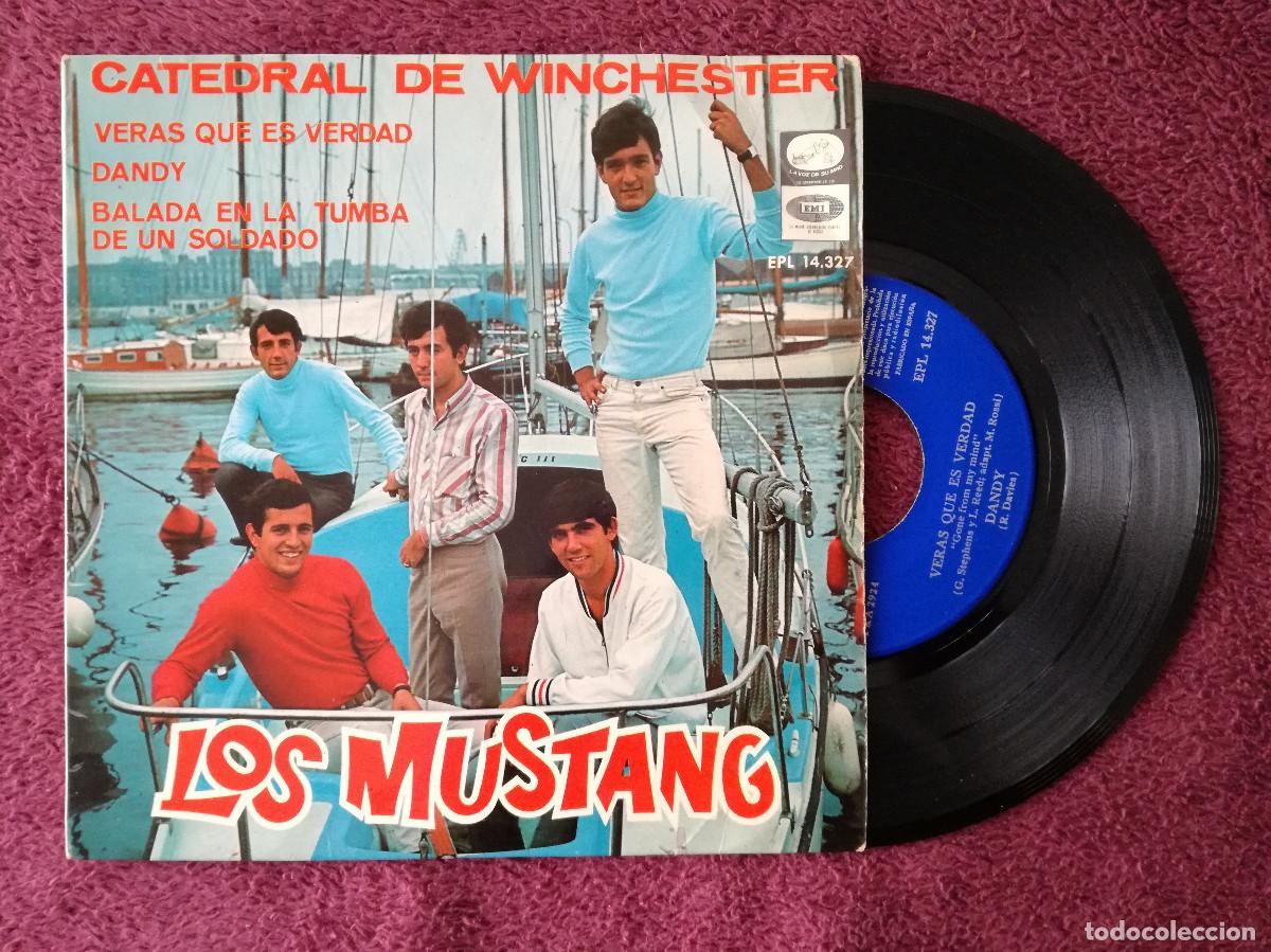 Discos de vinilo: MUSTANG, LOS - CATEDRAL DE WINCHESTER + 3 - SINGLE - DANDY KINKS - Foto 1