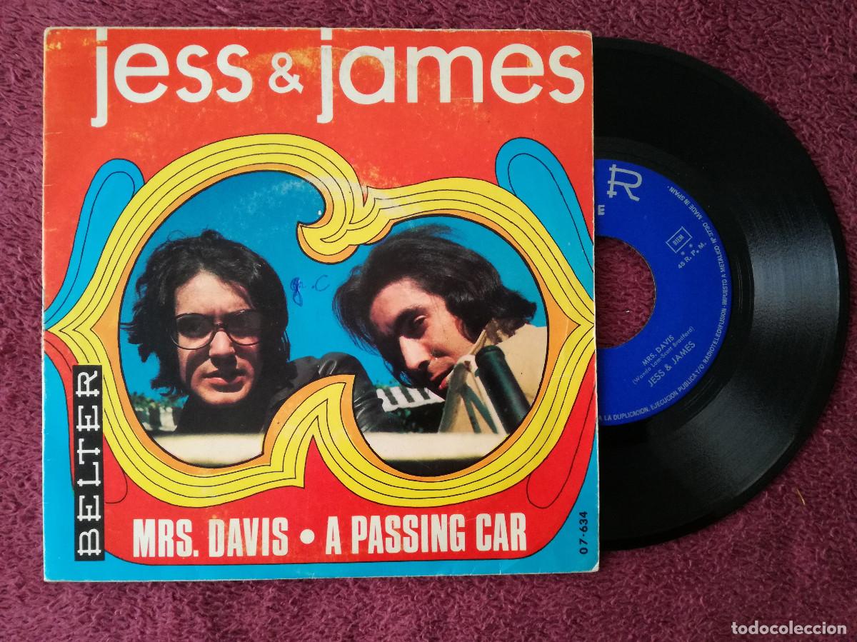 Discos de vinilo: JESS & JAMES - MRS. DAVIS - A PASSING CAR - Foto 1