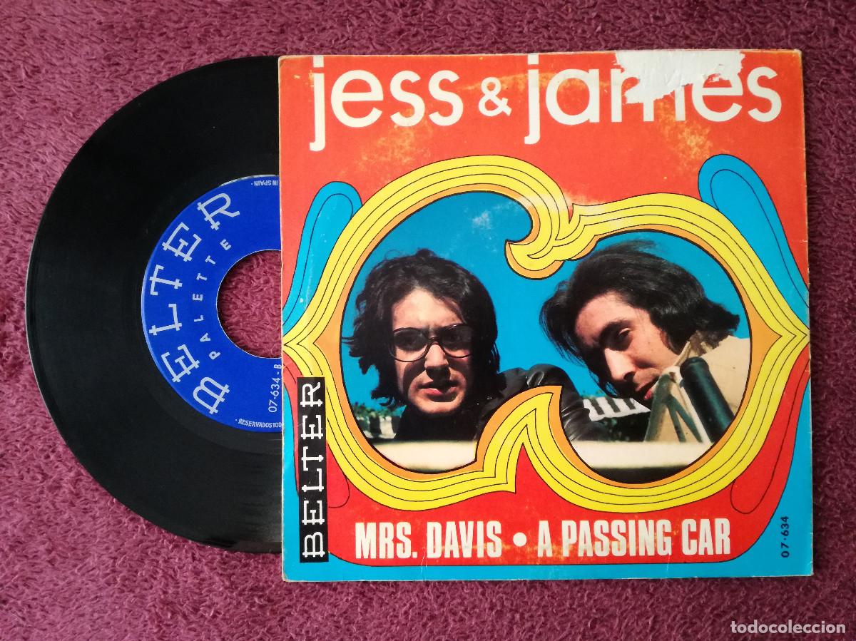 Discos de vinilo: JESS & JAMES - MRS. DAVIS - A PASSING CAR - Foto 2