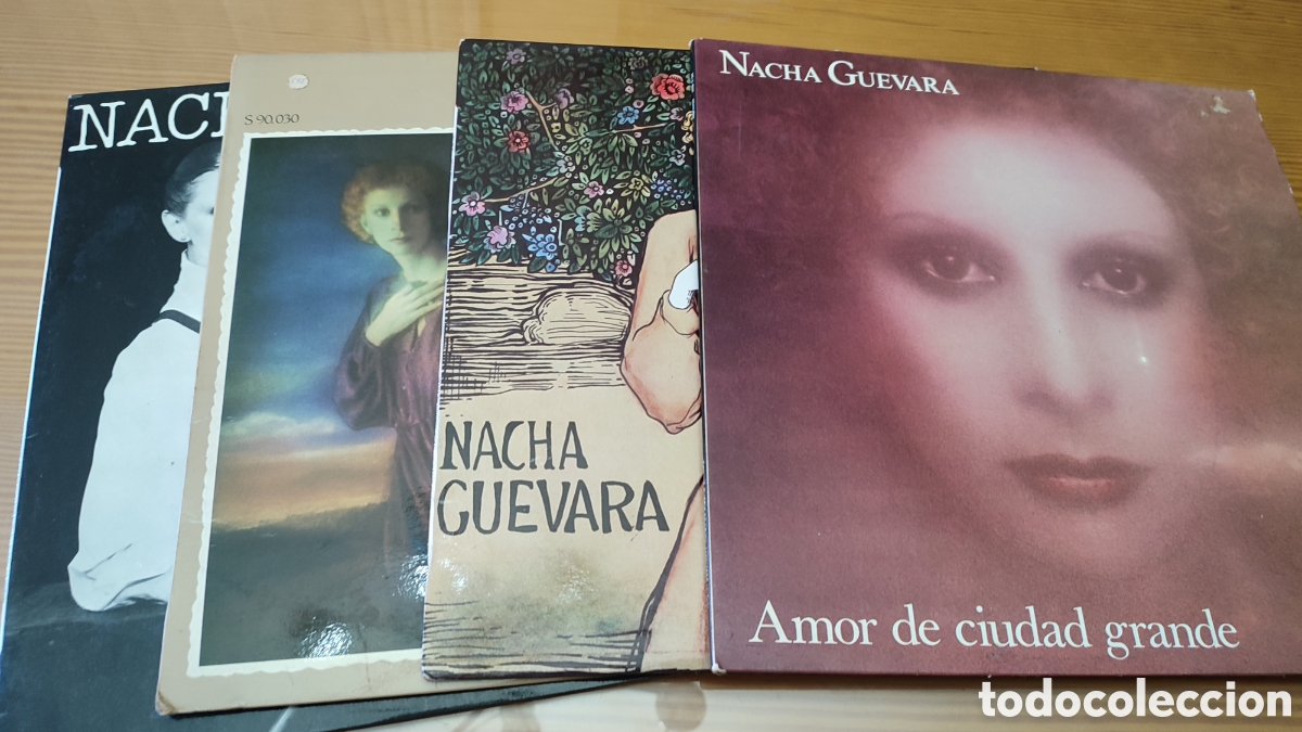 Discos de vinilo: Lote de 4 discos de vinilo de Nacha Guevara - Foto 1