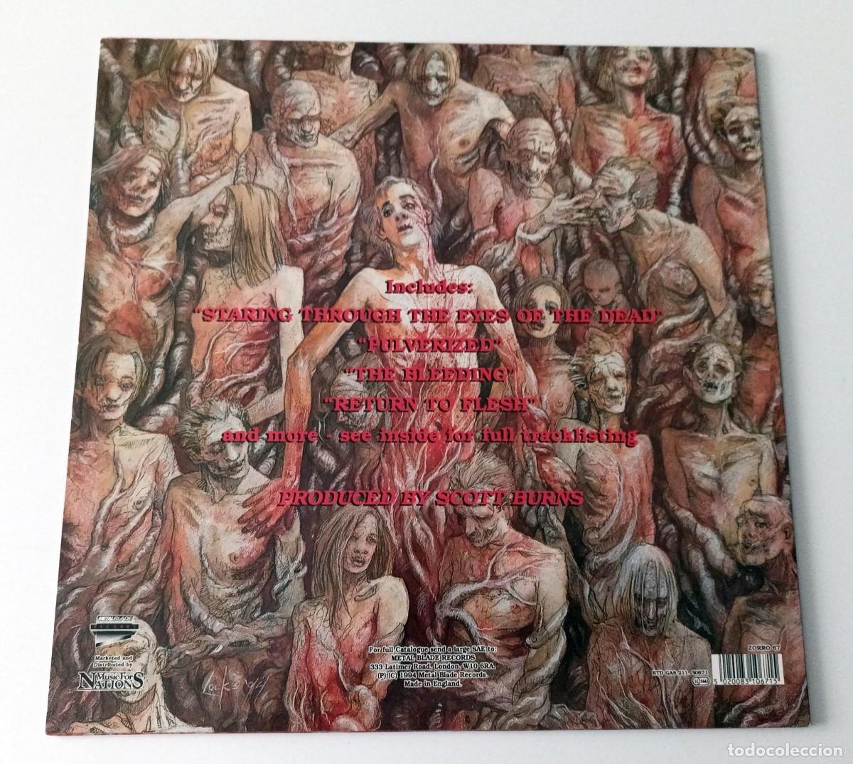 Discos de vinilo: LP CANNIBAL CORPSE - THE BLEEDING - Foto 2