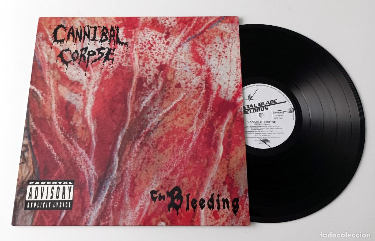 Discos de vinilo: LP CANNIBAL CORPSE - THE BLEEDING - Foto 3