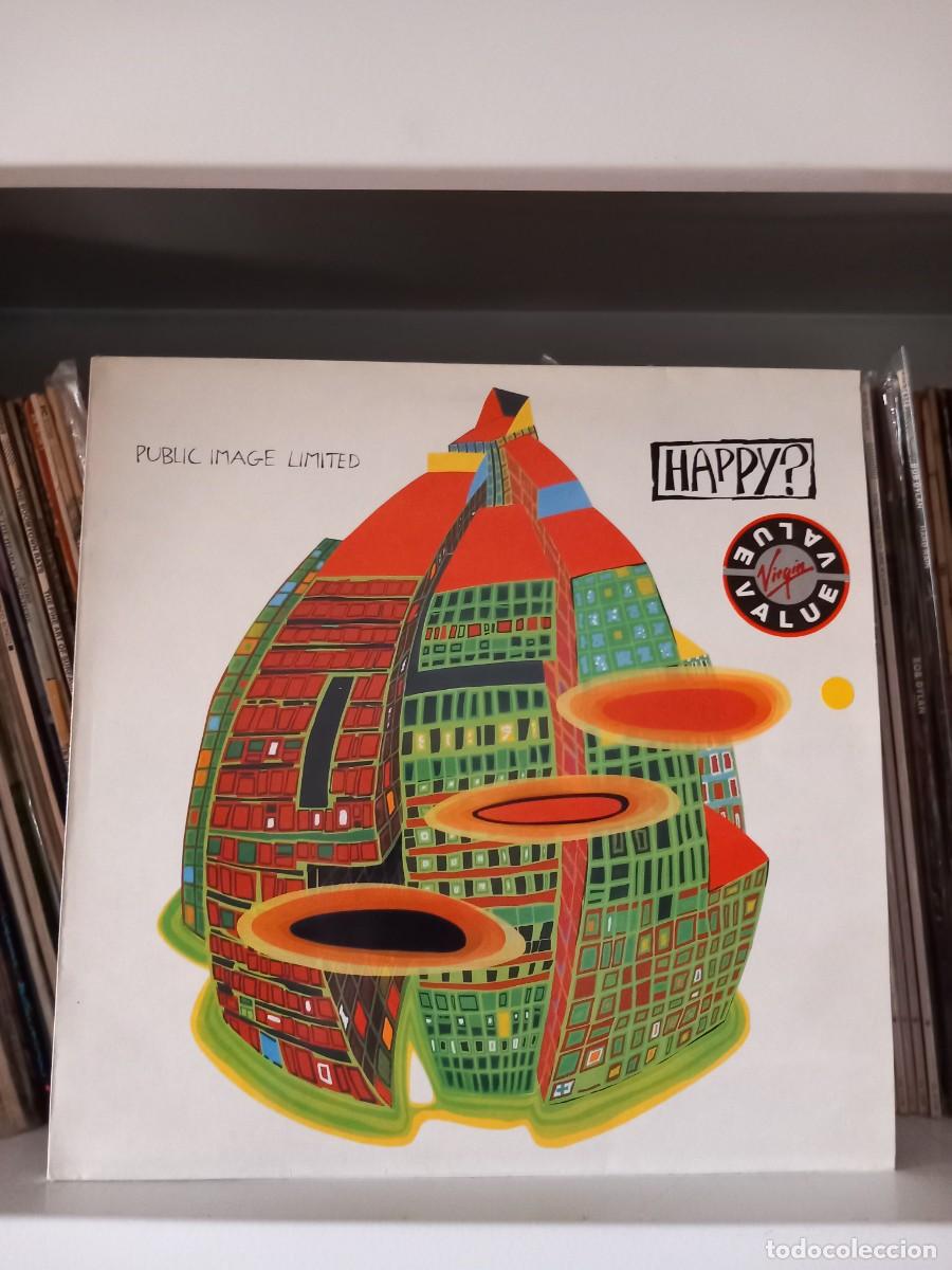 Discos de vinilo: Public Image Limited &lrm;&ndash; Happy? - lp edic. uk - Foto 1