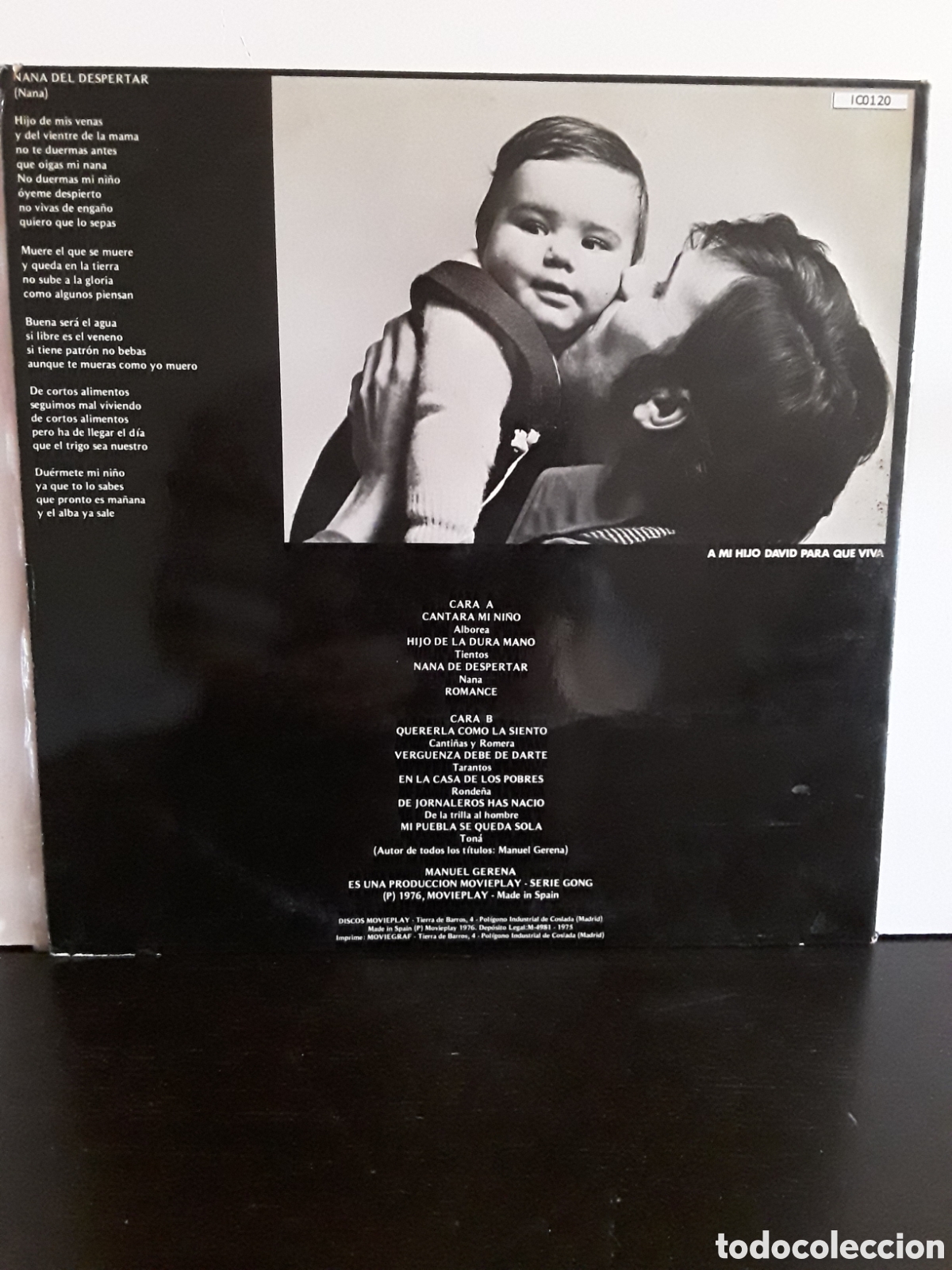 Discos de vinilo: Manuel Gerena &lrm;&ndash; Cantando A La Libertad - Foto 2