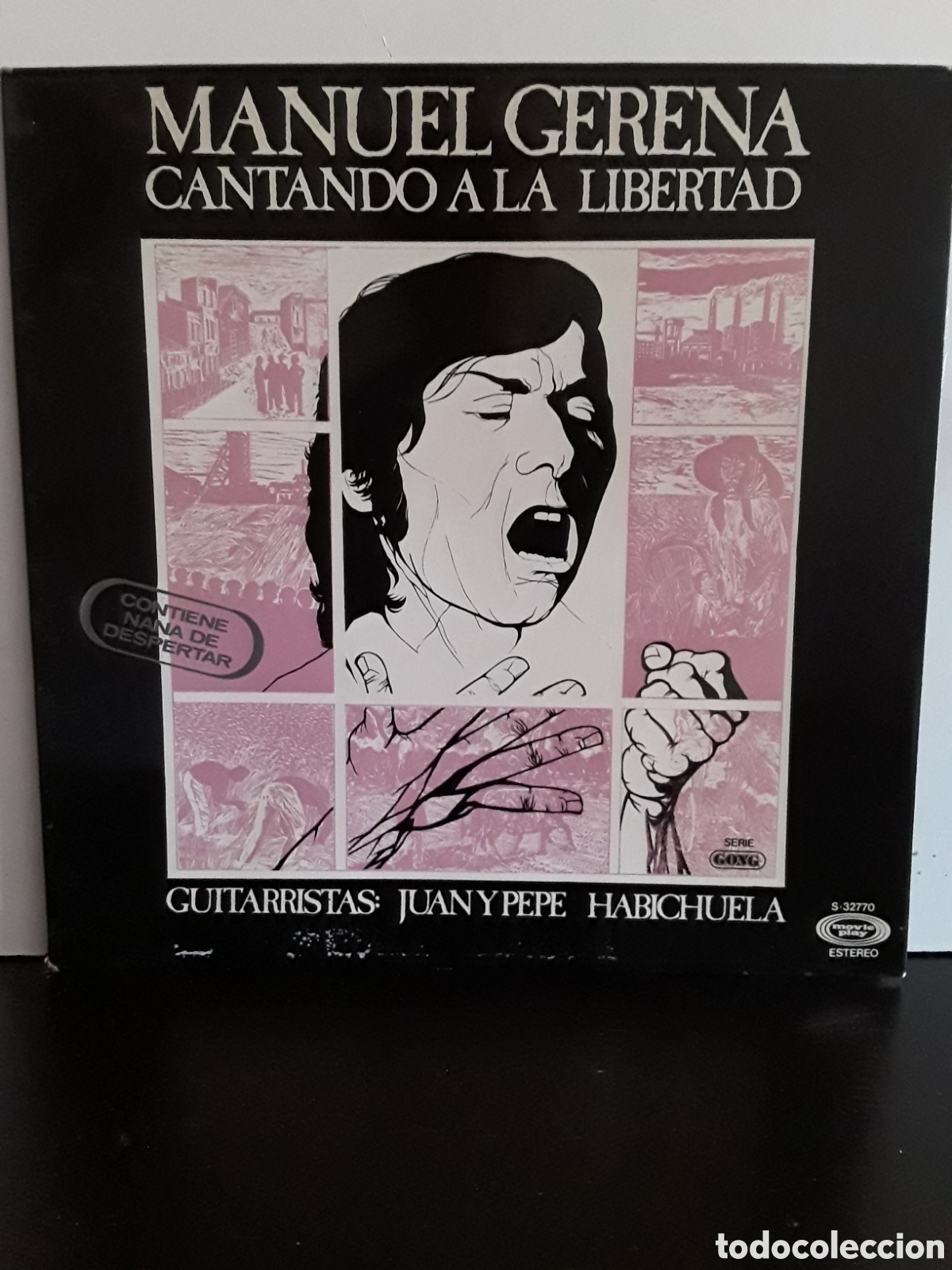 Discos de vinilo: Manuel Gerena &lrm;&ndash; Cantando A La Libertad - Foto 1