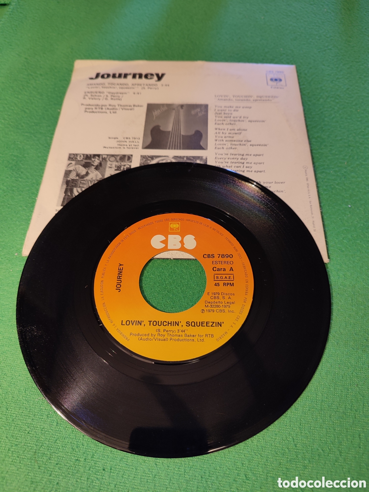 Discos de vinilo: Journey - Amando, tocando, apretando - Foto 2