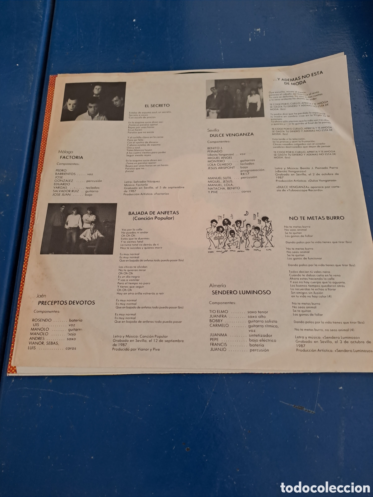 Discos de vinilo: Grupos Andaluces De Rock Contra El Rollo De La Droga - Foto 4