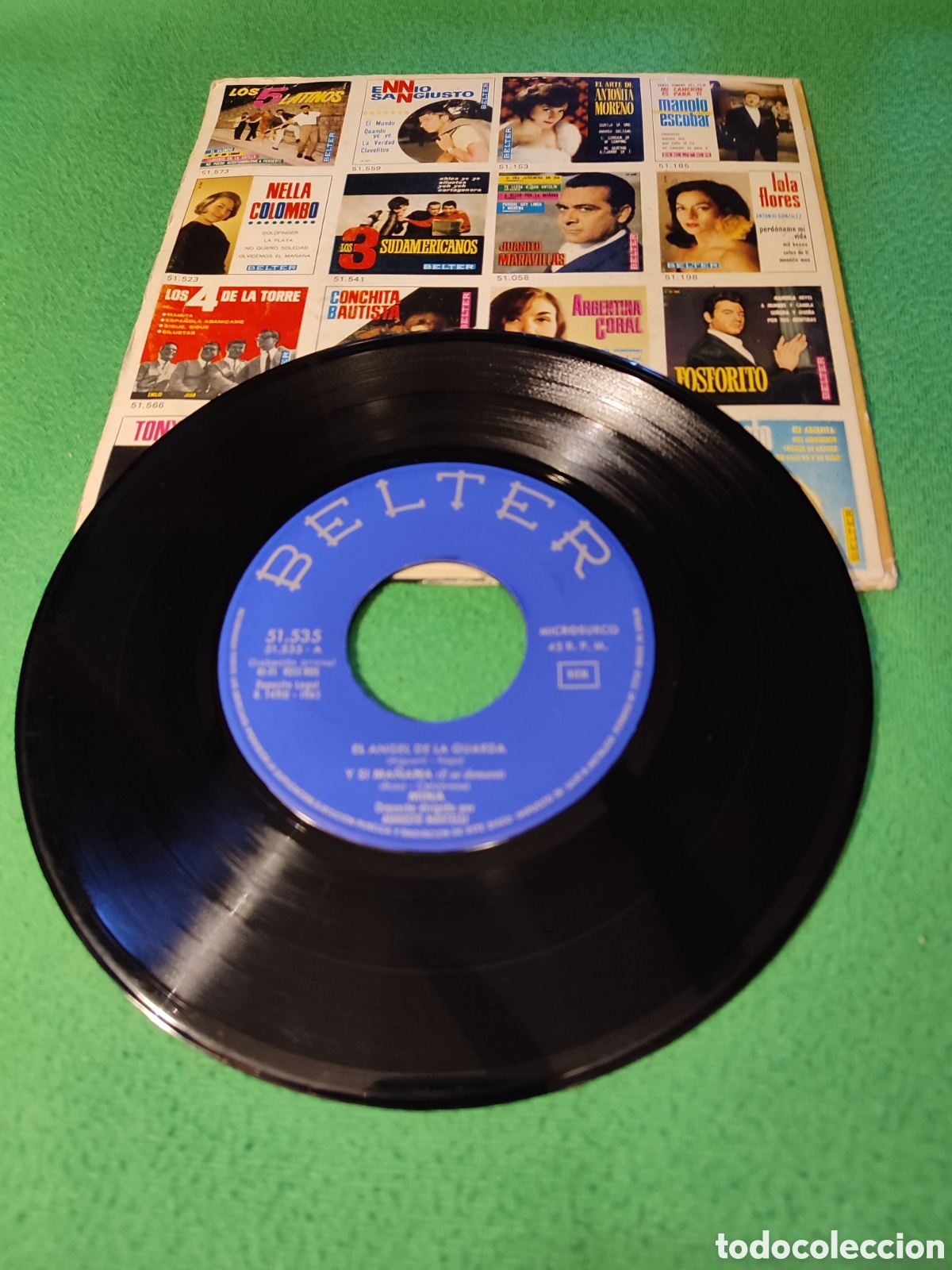 Discos de vinilo: Mina - El &aacute;ngel de la guarda + 3 - Foto 2