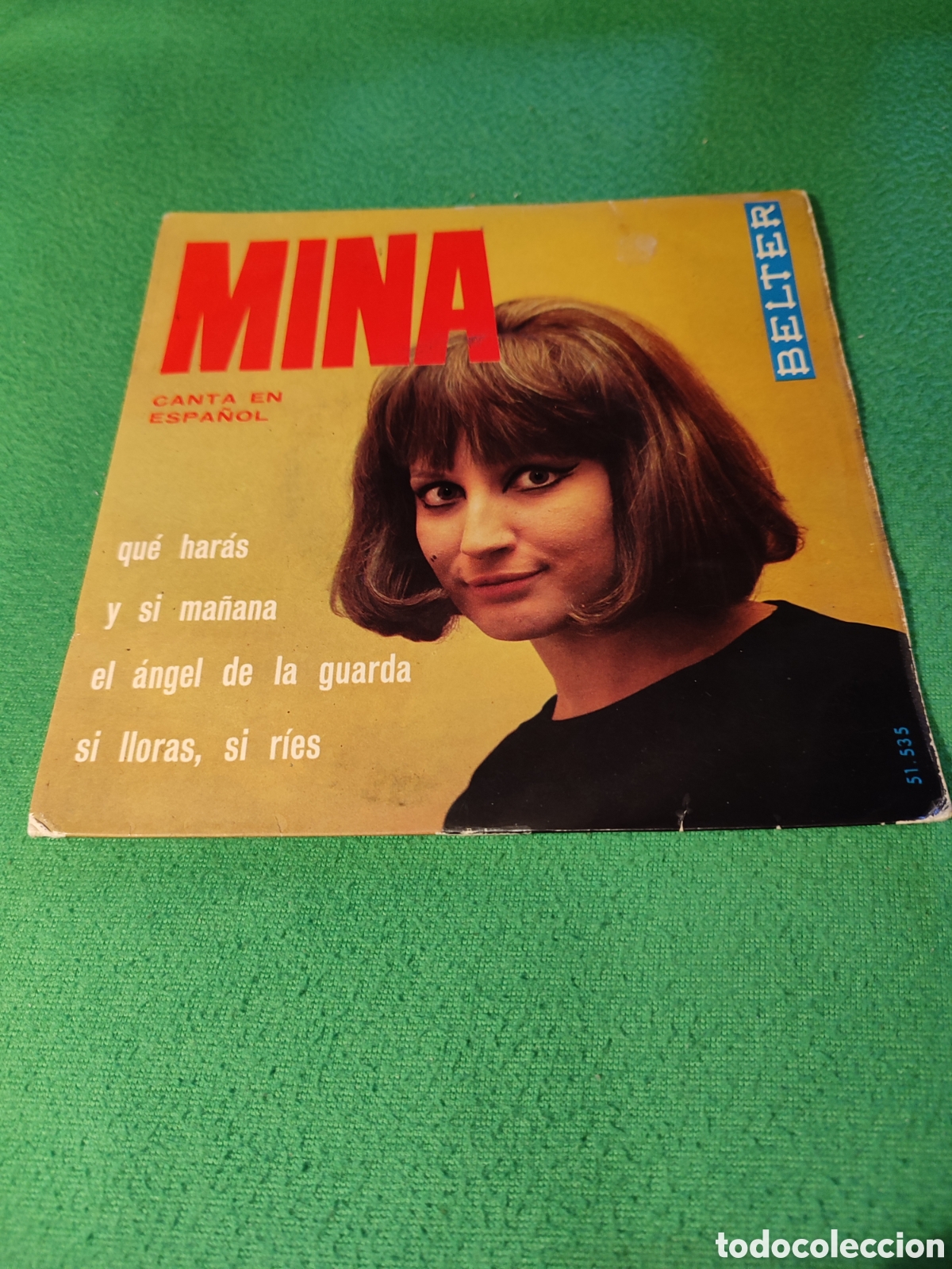 Discos de vinilo: Mina - El &aacute;ngel de la guarda + 3 - Foto 1