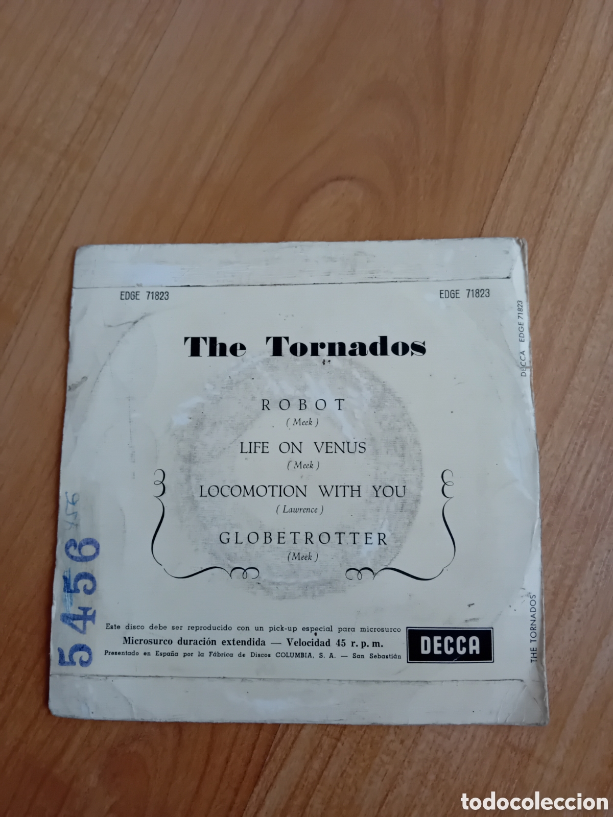 Discos de vinilo: LOS TORNADOS. ROBOT. LIFE ON VENUS - Foto 3