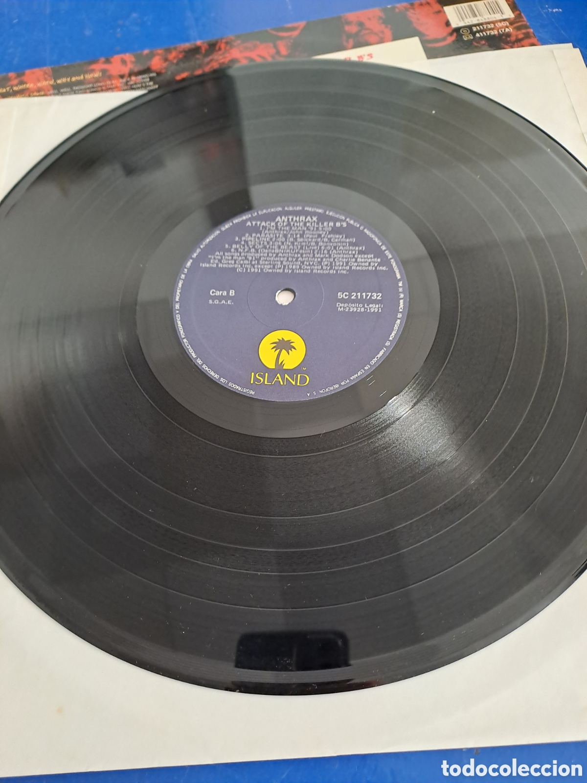 Discos de vinilo: Anthrax, Attack of the Killers B`s, 1991 - Foto 5