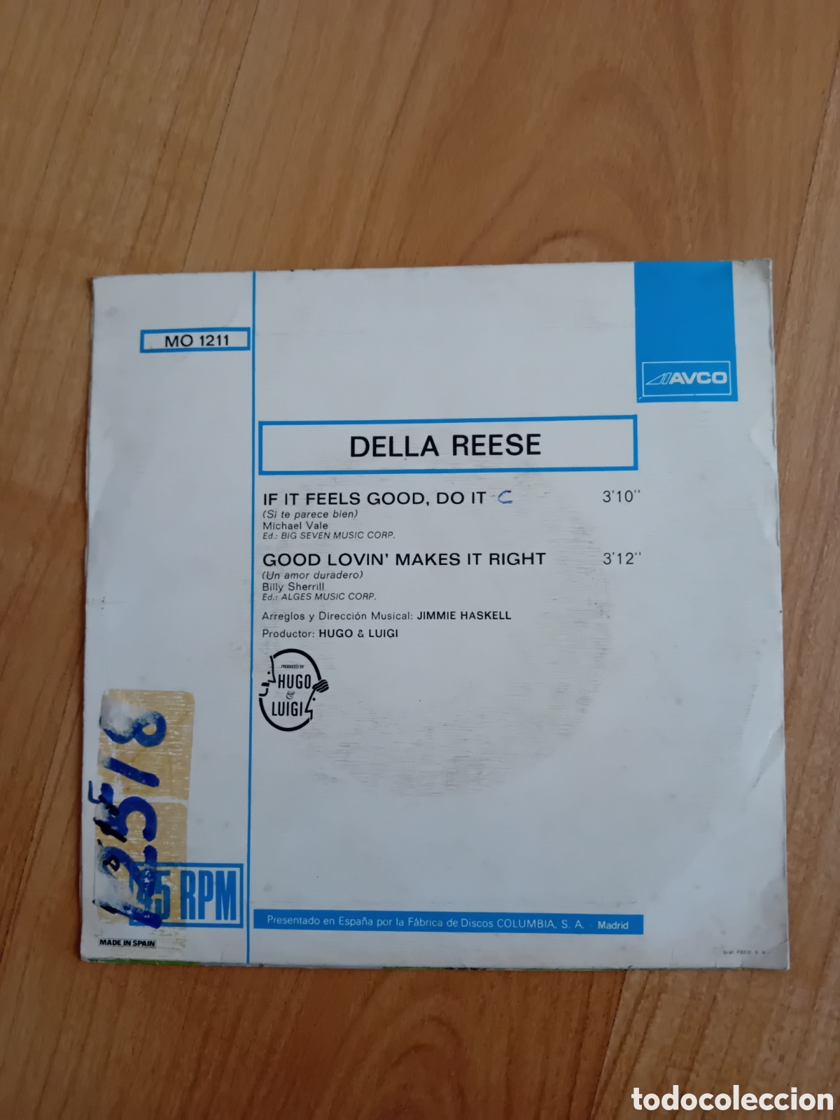Discos de vinilo: DELLA REESE. IF IT FEELS GOOD DO IT - Foto 2